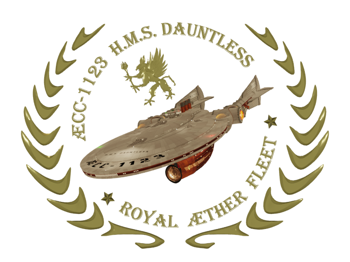 Royal Aether Fleet Dauntless mission patch