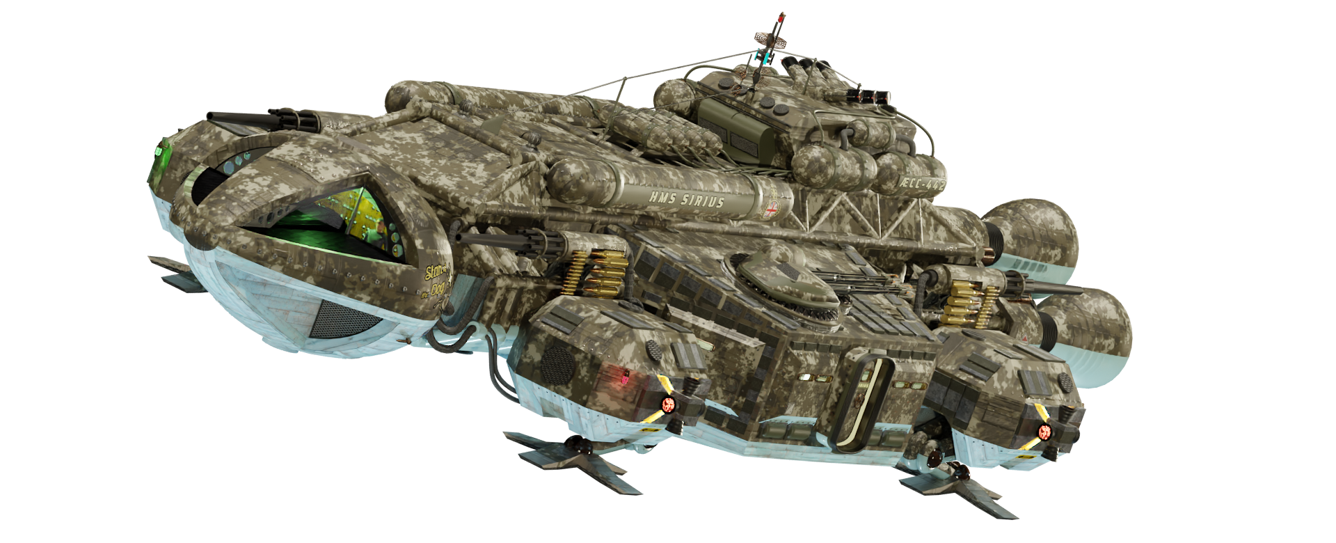 Image of the steam powered starship HMS SIRIUS from Steam Trek - Action Shot Image of the steam powered starship HMS SIRIUS from Steam Trek - Action Shot