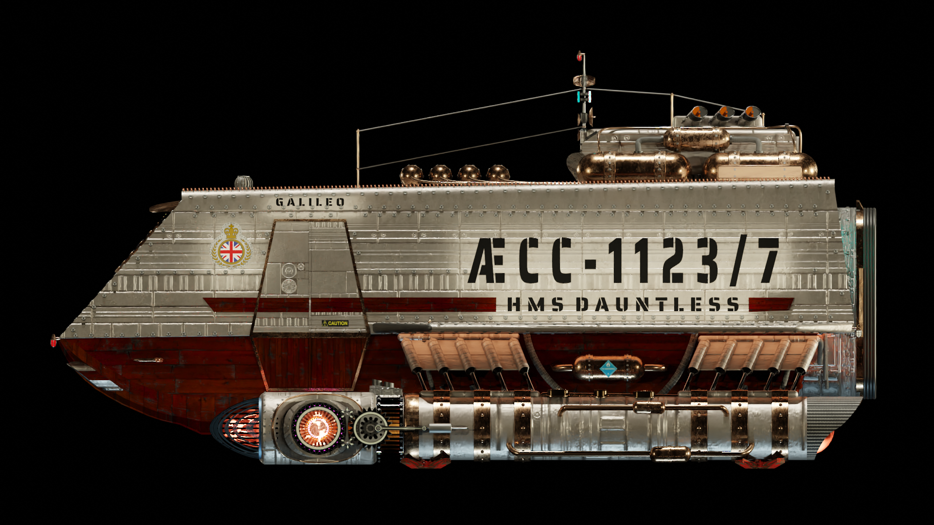 HMS GALILEO - Port View